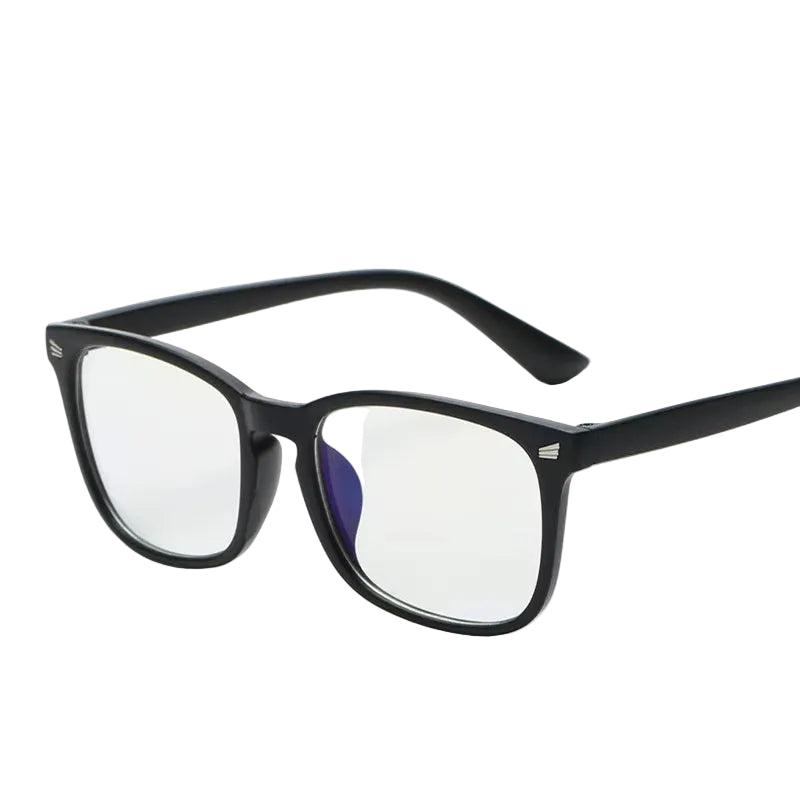 Fashion Unisex Square Glasses Plain Glasses Full Frame Glasses for Men and Women Radiation Protection Optical Glasses