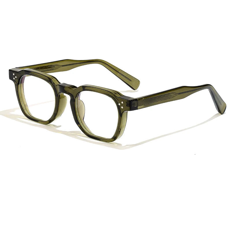 New Square Flat Light Glasses for Men Women Retro TR Frame Eyeglass High-Quality Eyewear Minimalist Matching